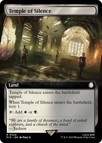 Temple of Silence Extended Art