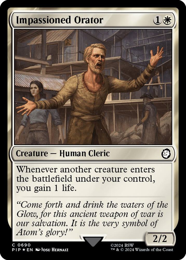 Impassioned Orator (Surge Foil)