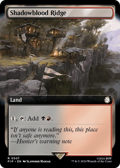 Shadowblood Ridge Extended Art