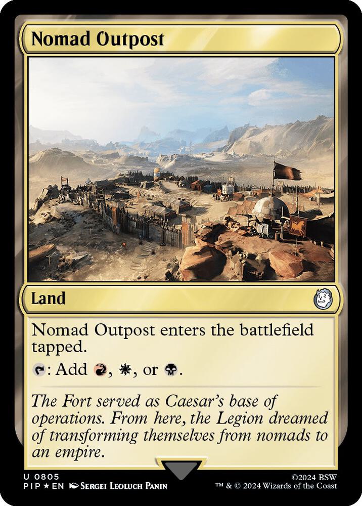 Nomad Outpost (Surge Foil) 805 card