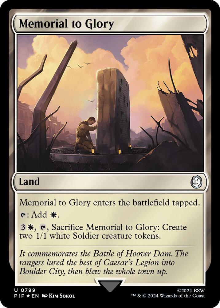 Memorial to Glory (Surge Foil) 799 card