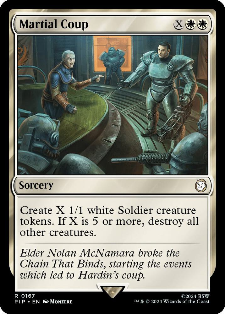 Martial Coup 167 card