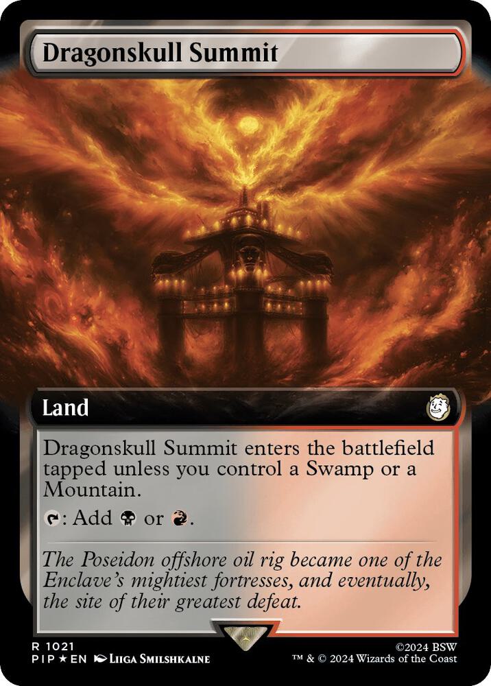 Dragonskull Summit (Extended Art) (Surge Foil) 1021 card