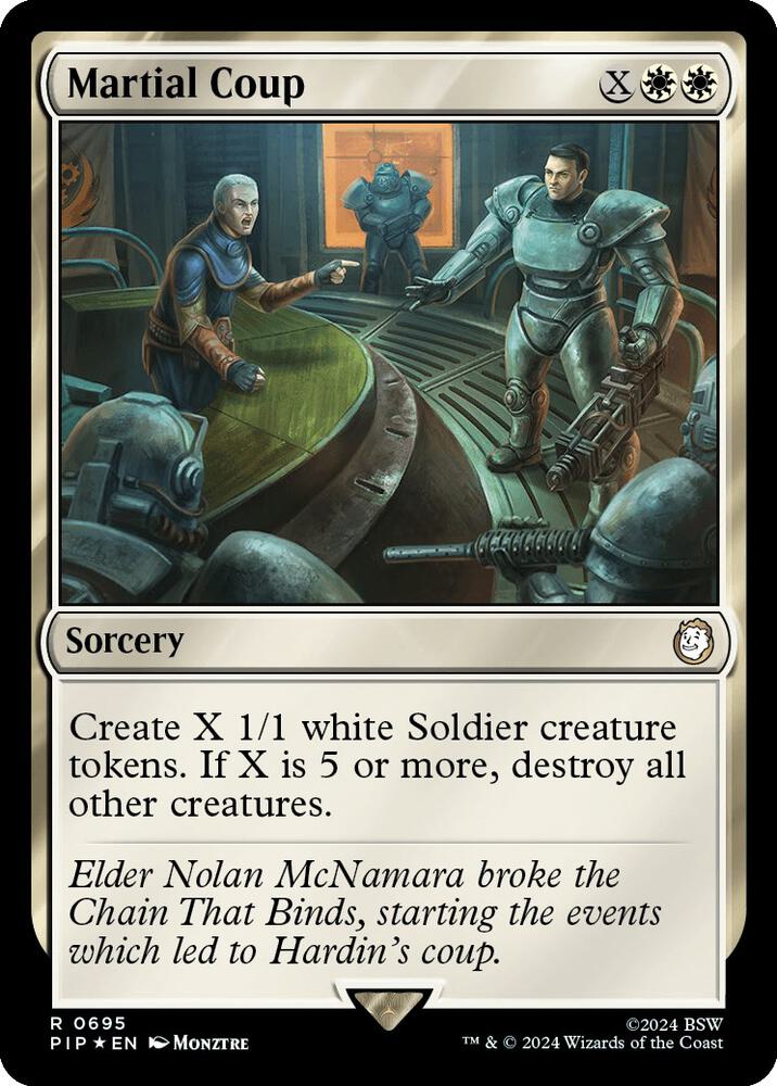 Martial Coup (Surge Foil) 695 card