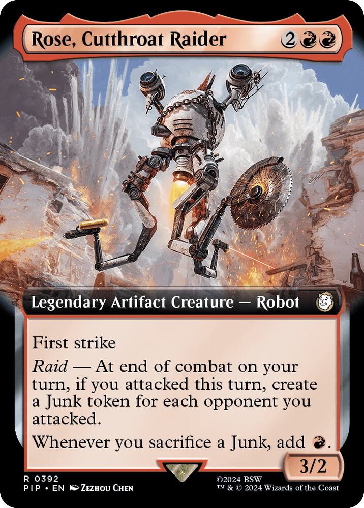 Rose, Cutthroat Raider (Extended Art) 392 card