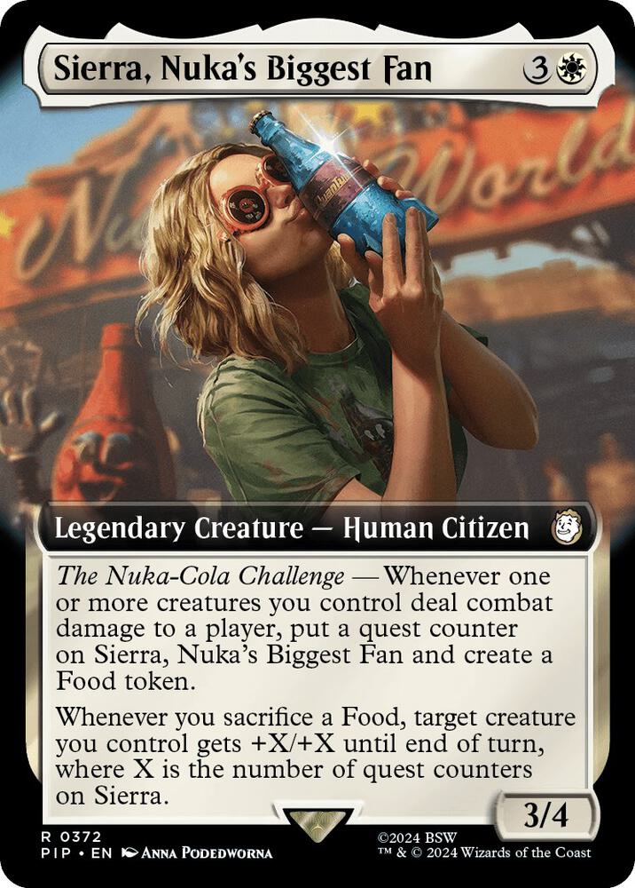 Sierra, Nuka's Biggest Fan (Extended Art) 372 card
