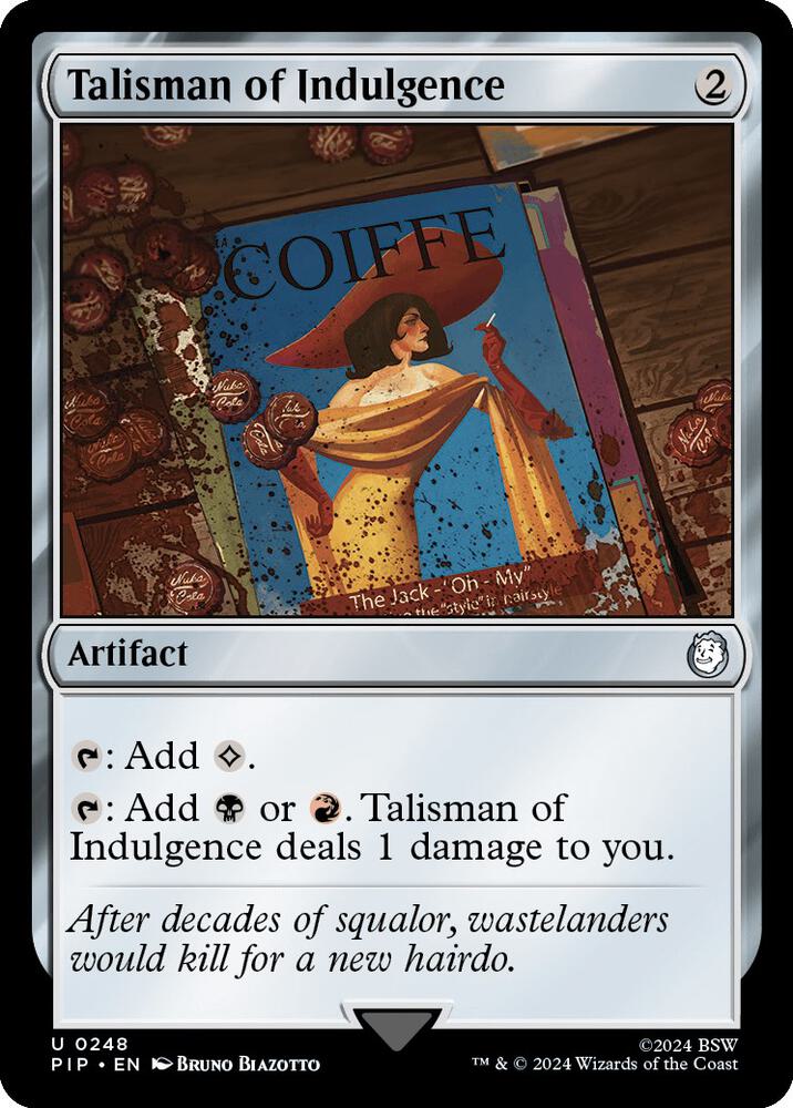 Talisman of Indulgence 248 card