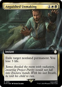 Anguished Unmaking (Extended Art) (Surge Foil)