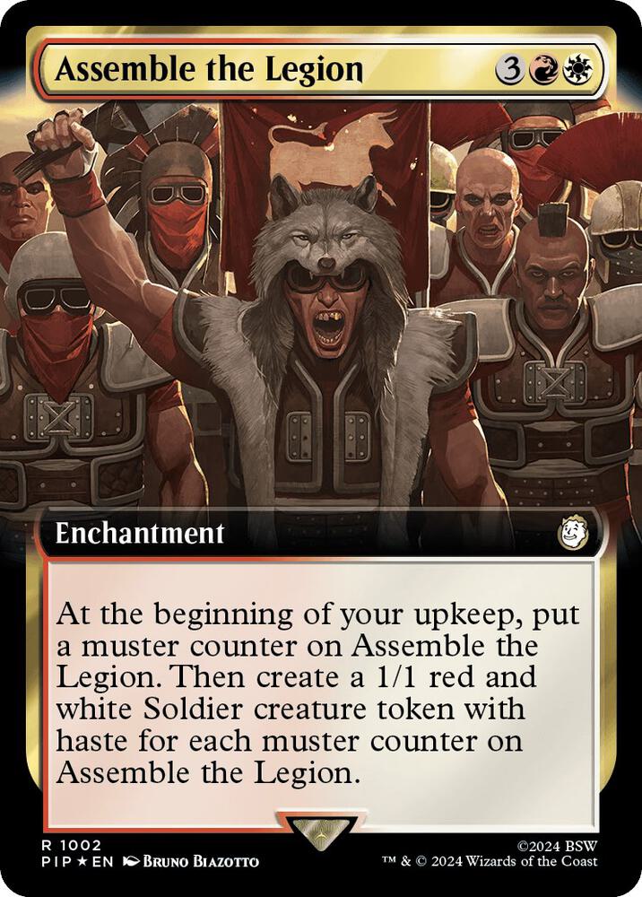 Assemble the Legion (Extended Art) (Surge Foil) - Universes Beyond
