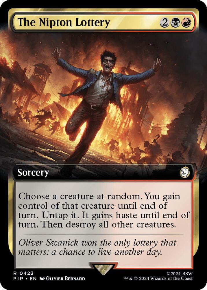 The Nipton Lottery (Extended Art) 423 card