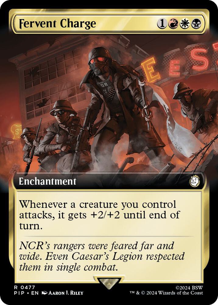 Fervent Charge (Extended Art) 477 card
