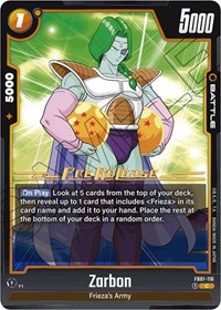Zarbon (Awakened Pulse Pre-Release Cards)