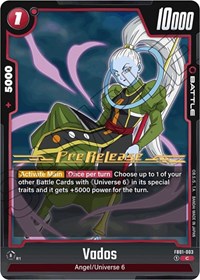 Vados - Awakened Pulse Pre-Release Cards - Dragon Ball Fusion World card