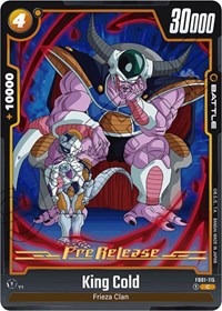King Cold - Awakened Pulse Pre-Release Cards - Dragon Ball Fusion World card