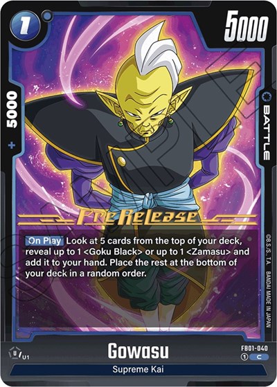Gowasu - FB01-040 card