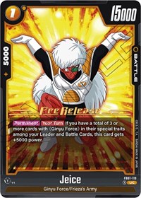 Jeice - Awakened Pulse Pre-Release Cards - Dragon Ball Fusion World card