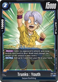 Trunks : Youth (Awakened Pulse Pre-Release Cards)