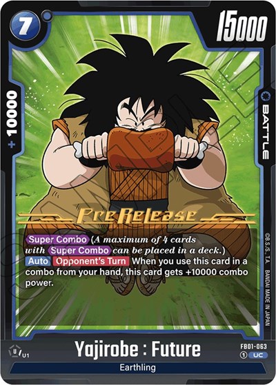 Yojirobe : Future Awakened Pulse Pre-Release Cards Uncommon Dragon Ball card — value and price