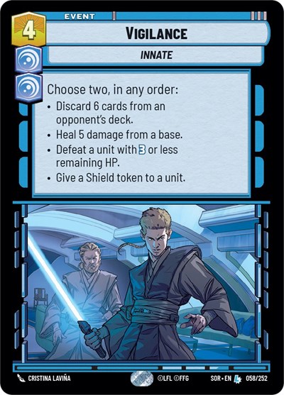 Vigilance card