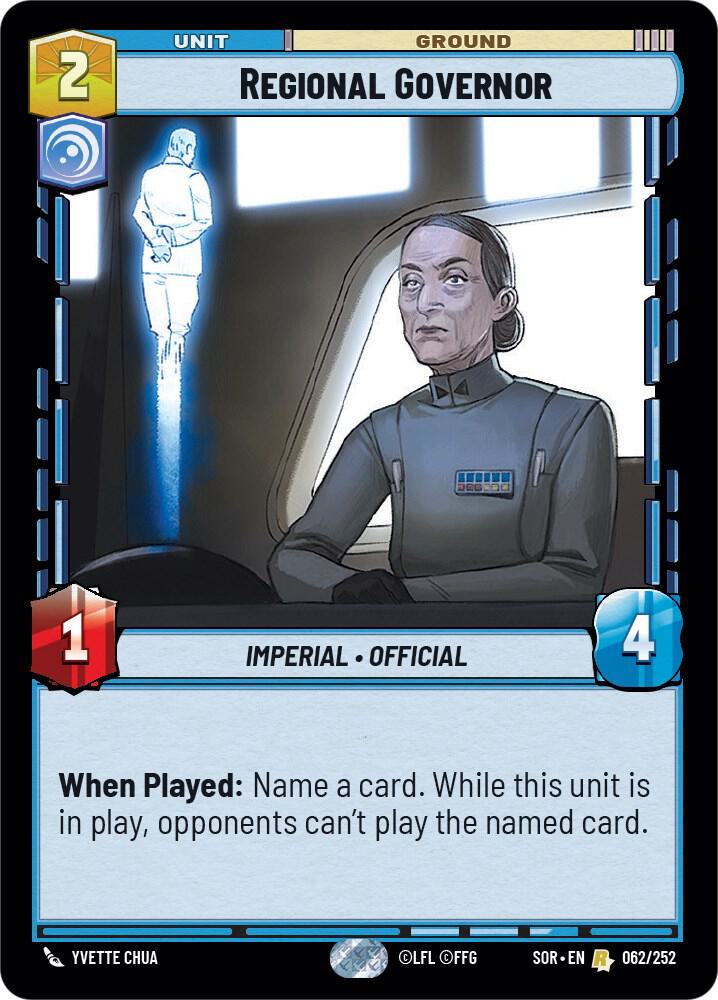 Regional Governor 062/252 card