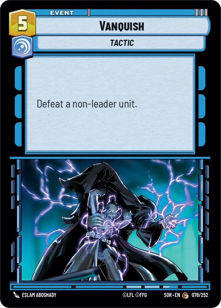 Vanquish - Spark of Rebellion - Star Wars: Unlimited - TCGplayer.com