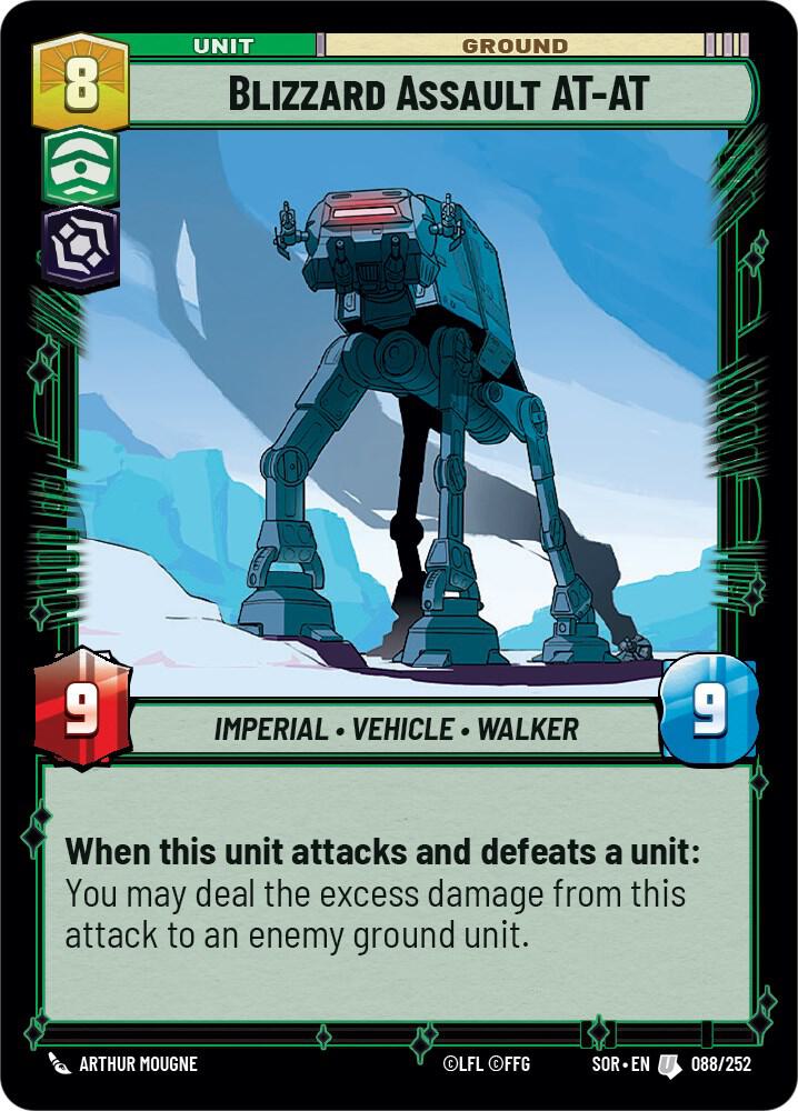 Blizzard Assault AT-AT - Spark of Rebellion - Star Wars: Unlimited