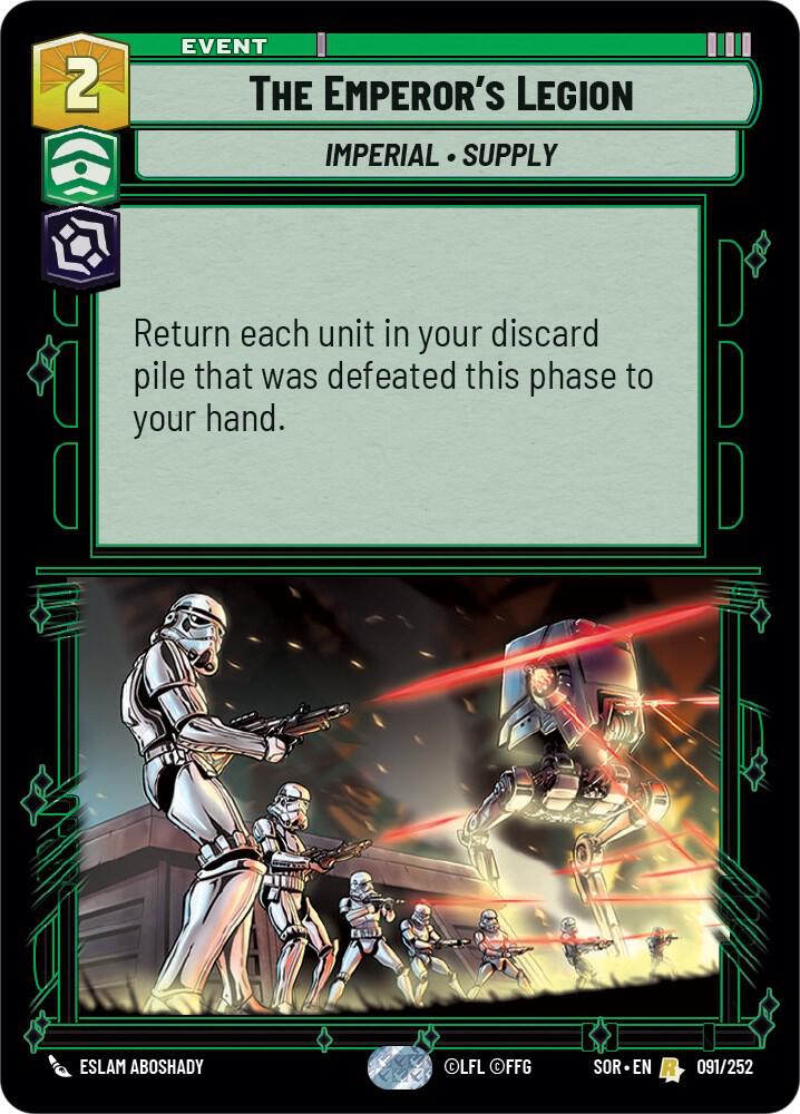 The Emperor's Legion 091/252 card