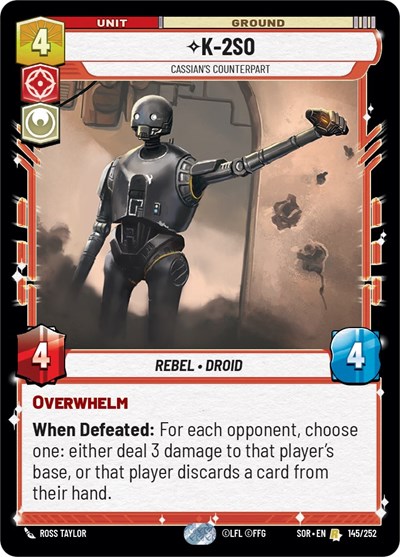 K-2SO - Cassian's Counterpart card