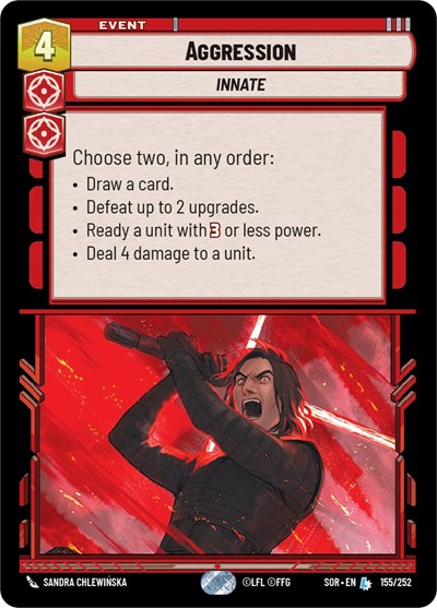 Aggression card