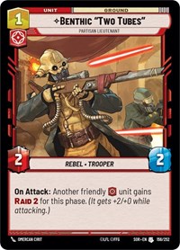 Benthic "Two Tubes" - Partisan Lieutenant
