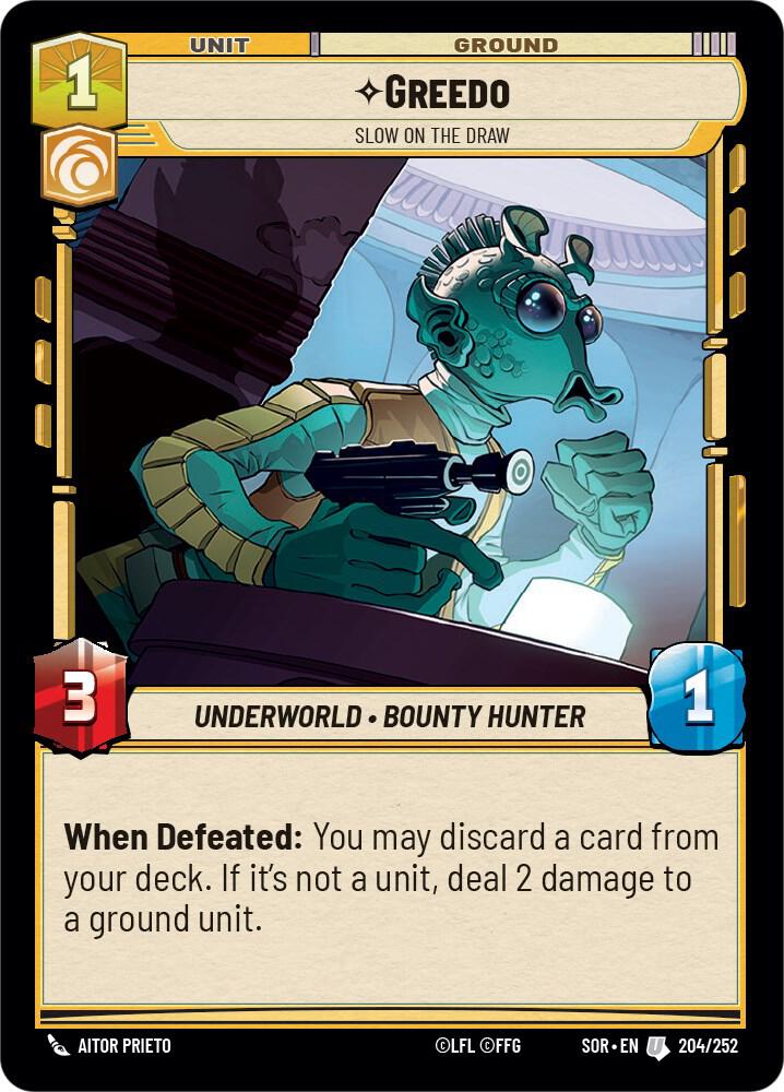 Greedo - Slow on the Draw - Spark of Rebellion - Star Wars