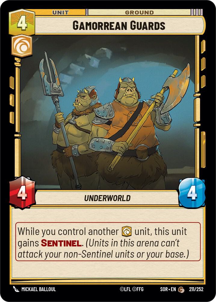 Gamorrean Guards - Spark of Rebellion - Star Wars: Unlimited