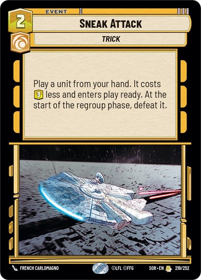 Sneak Attack card