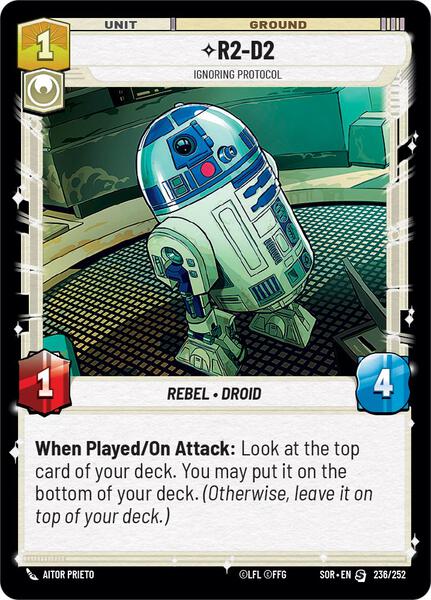 R2-D2 - Ignoring Protocol - Spark of Rebellion - Star Wars