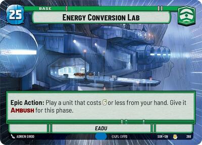 Energy Conversion Lab (Hyperspace) card