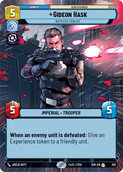 Gideon Hask - Ruthless Loyalist (Hyperspace) card
