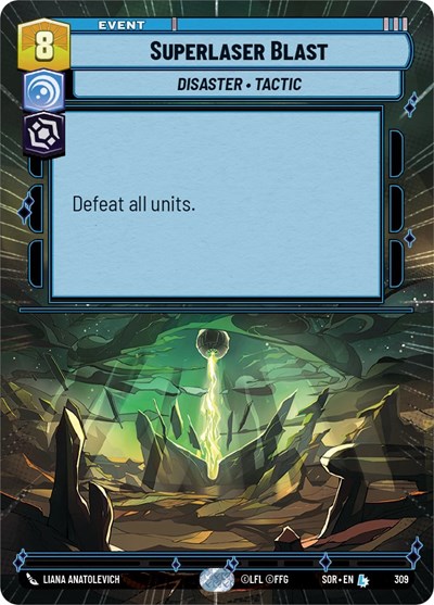 Superlaser Blast (Hyperspace) card
