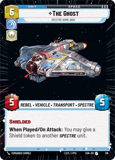 The Ghost - Spectre Home Base (Hyperspace) card