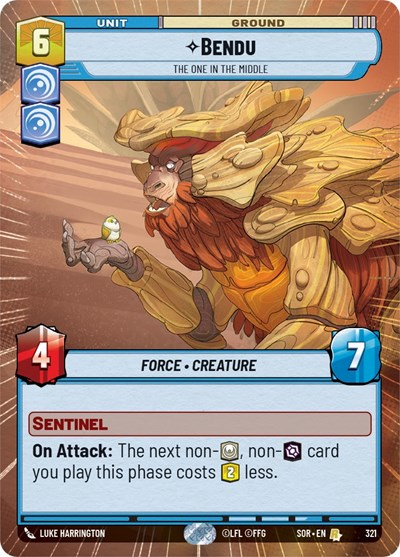 Bendu - The One in the Middle (Hyperspace) card