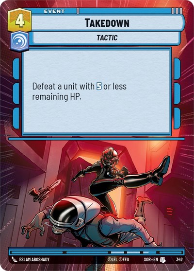 Takedown (Hyperspace) card
