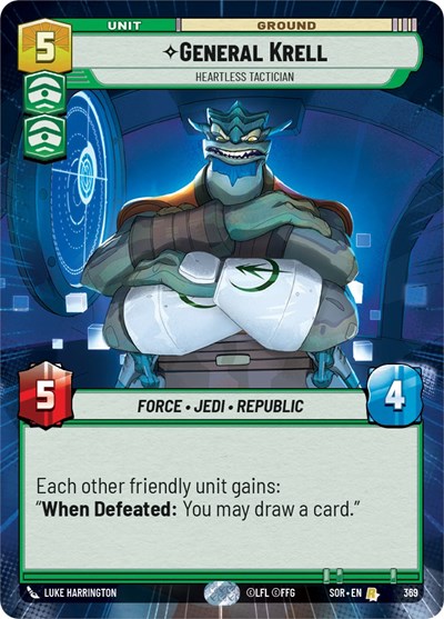 General Krell - Heartless Tactician (Hyperspace) card