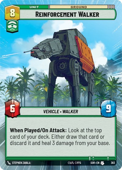 Reinforcement Walker (Hyperspace) card
