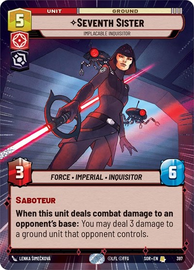 Seventh Sister - Implacable Inquisitor (Hyperspace) card