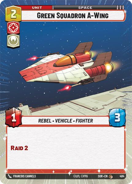 Green Squadron A-Wing (Hyperspace) - Spark of Rebellion - Star