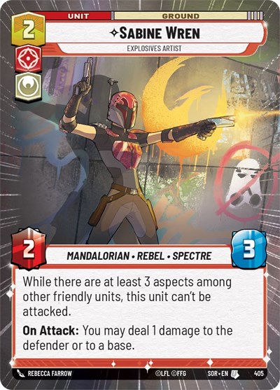 Sabine Wren - Explosives Artist (Hyperspace) card