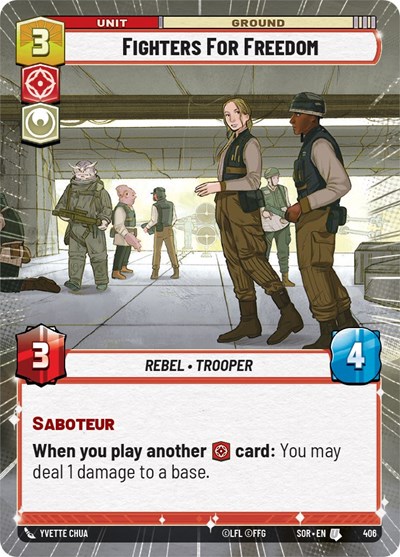 Fighters For Freedom (Hyperspace) card