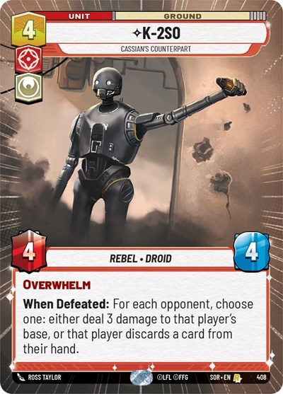 K-2SO - Cassian's Counterpart (Hyperspace) card