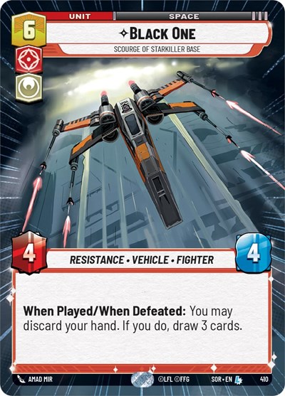 Black One - Scourge of Starkiller Base (Hyperspace) card