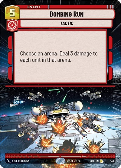 Bombing Run (Hyperspace) card