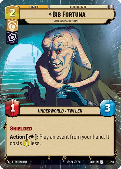 Bib Fortuna - Jabba's Majordomo (Hyperspace) card